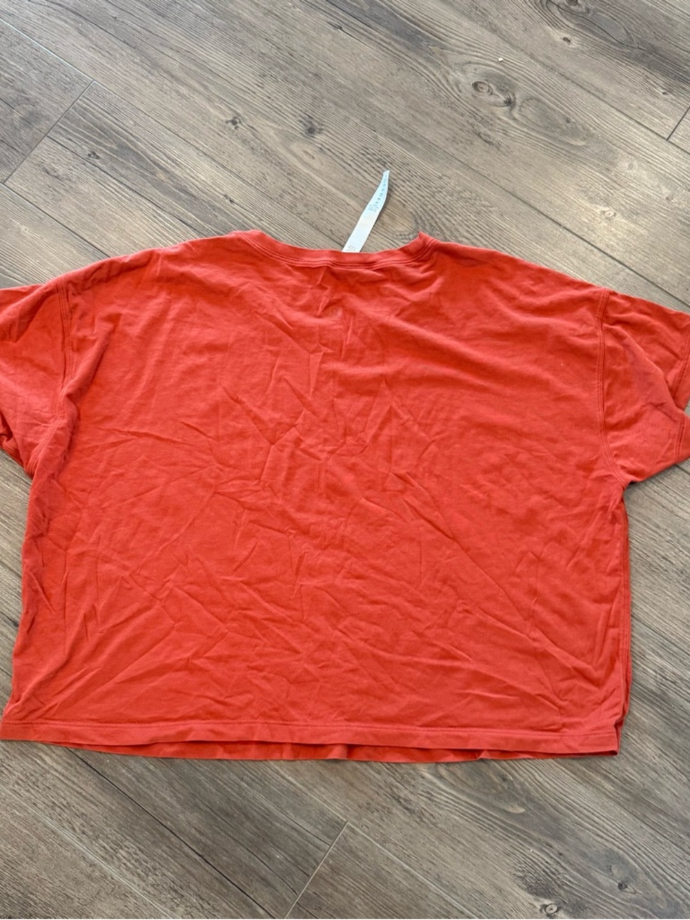 Lululemon Cotton Blend Crop Boxy Tee Size 12